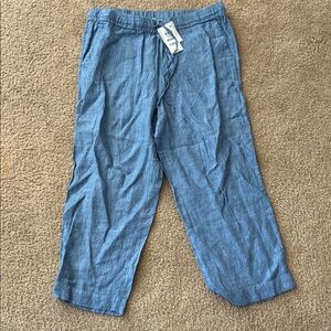 Charter Club Women's Blue Wide Leg Pants